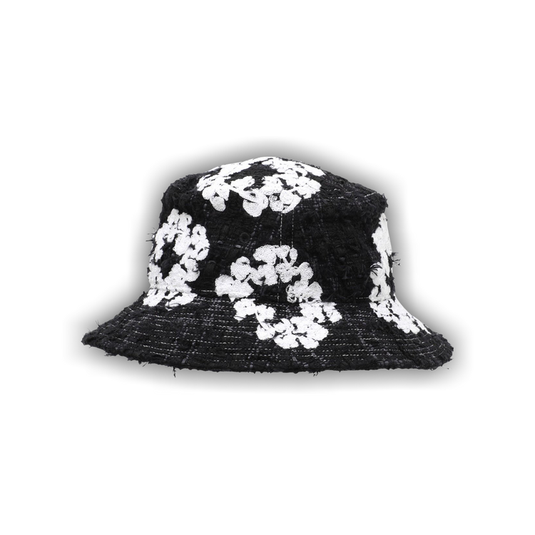Buy READYMADE x Denim Tears Wreath Tweed Bucket Hat 'Black' - RE