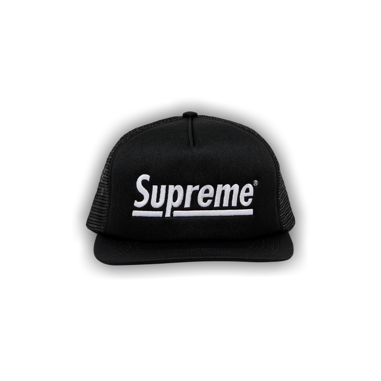 Buy Supreme Underline Mesh Back 5-Panel 'Black' - FW24H22 BLACK | GOAT