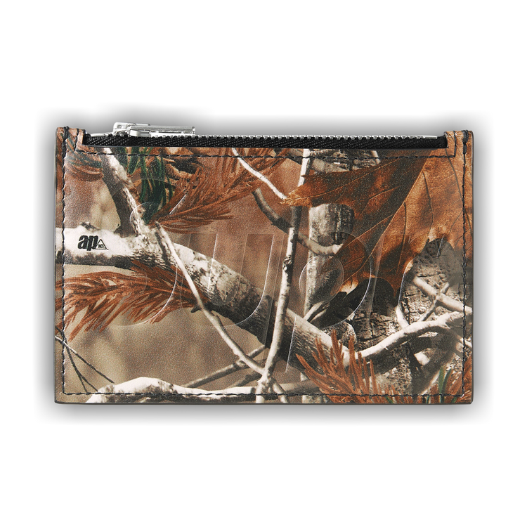 Buy Supreme Leather Zip Card Holder 'Realtree AP Camo' - FW25B27