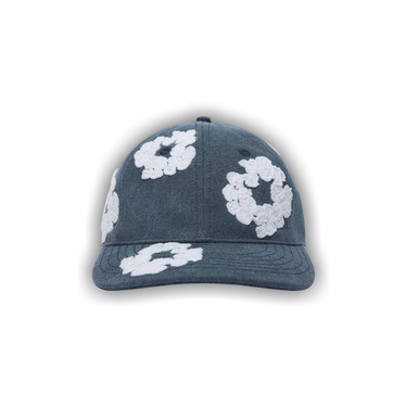 Buy Denim Tears Cotton Wreath Dyed Cap 'Navy' - FW25ABC11912284 | GOAT