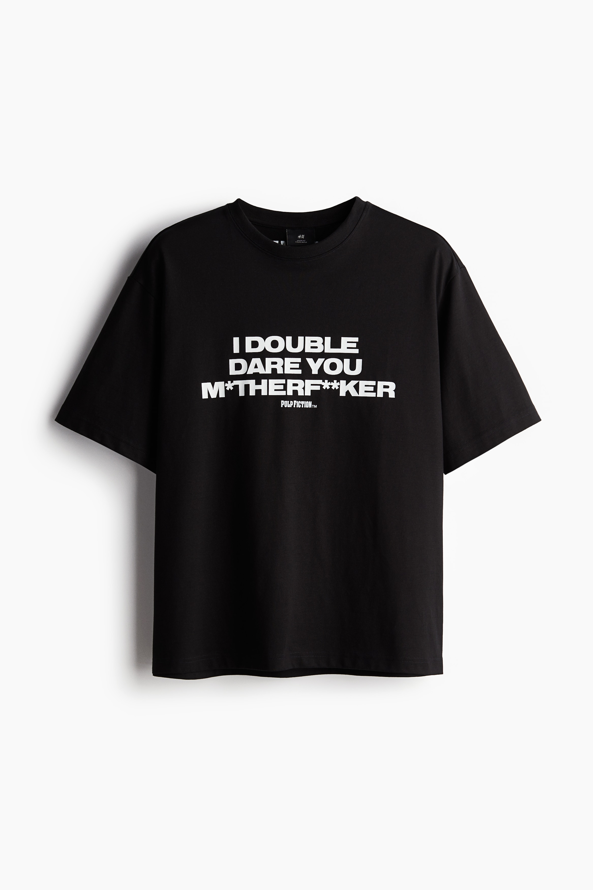 Loose Fit Printed T-shirt - Black/Pulp Fiction - Men | H&M US