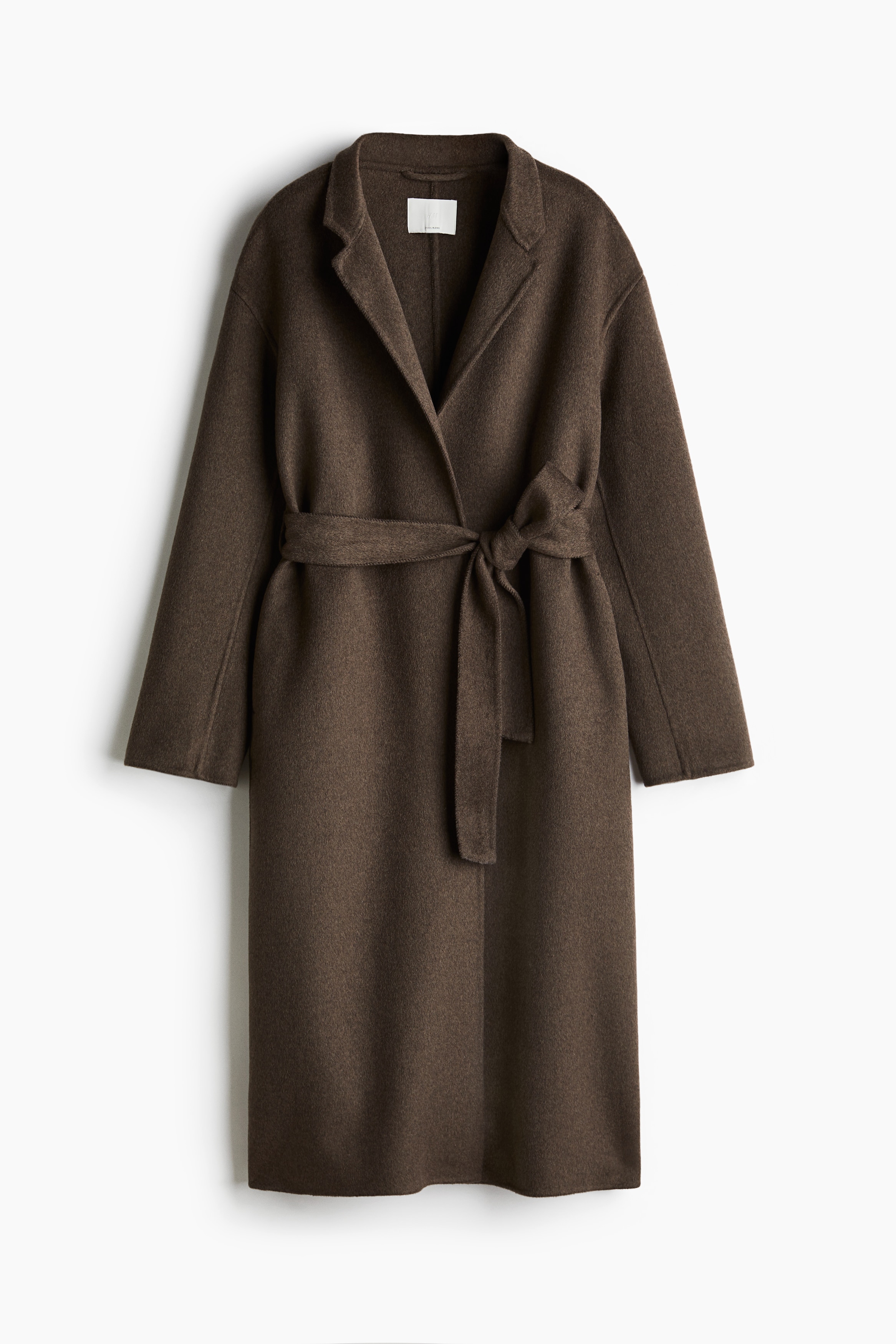 Handmade Wool-Blend Coat - Dark brown - Ladies | H&M US