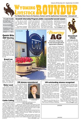 September 23, 2023 by Wyoming Livestock Roundup - Issuu