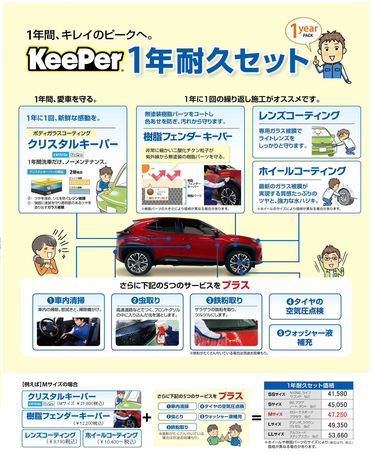 クリスタルキーパー1年耐久セット - KeePer PROSHOP MASAKI