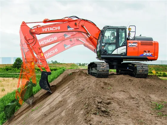 Good Condition Used Zero-Tail Excavator Hitachi Zx210 with Quick