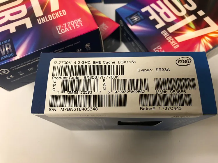 Processador Intel Core I7-7700K para Desktop 4 Núcleos 4.2 GHz