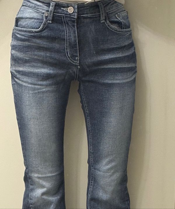 MUSINSA | SYNERJYN CAT WASHING DENIM PANTS DEEP BLUE