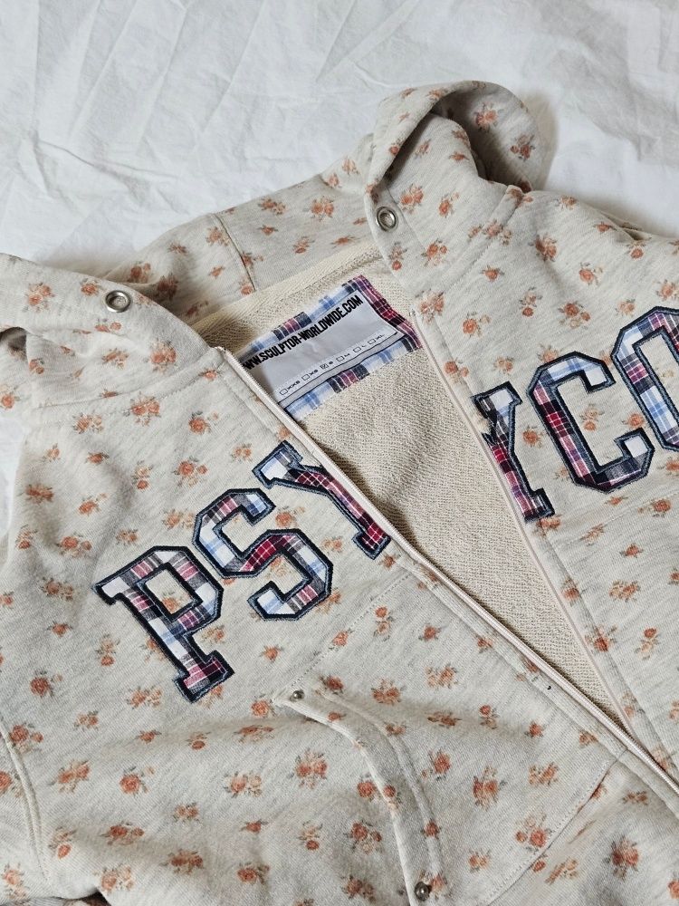 MUSINSA公式 | SCULPTOR Cottage Zip-Up Hoodie Flower