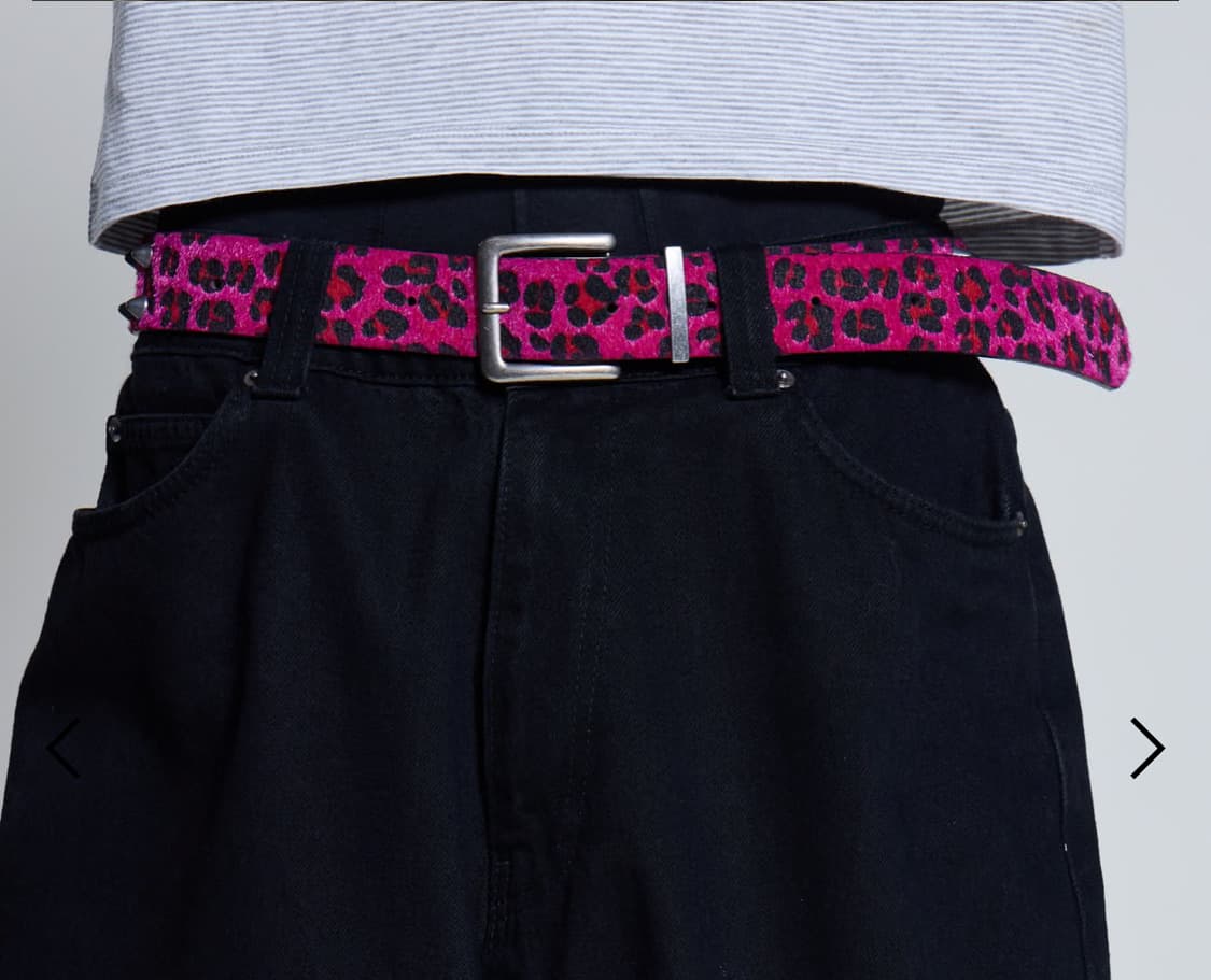 Jaded London Pink Panther studded belt | 후루츠패밀리
