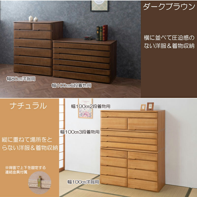 楽天市場】【POKER】新登場！ 洋風顔の本格派きもの対応桐箪笥 幅80