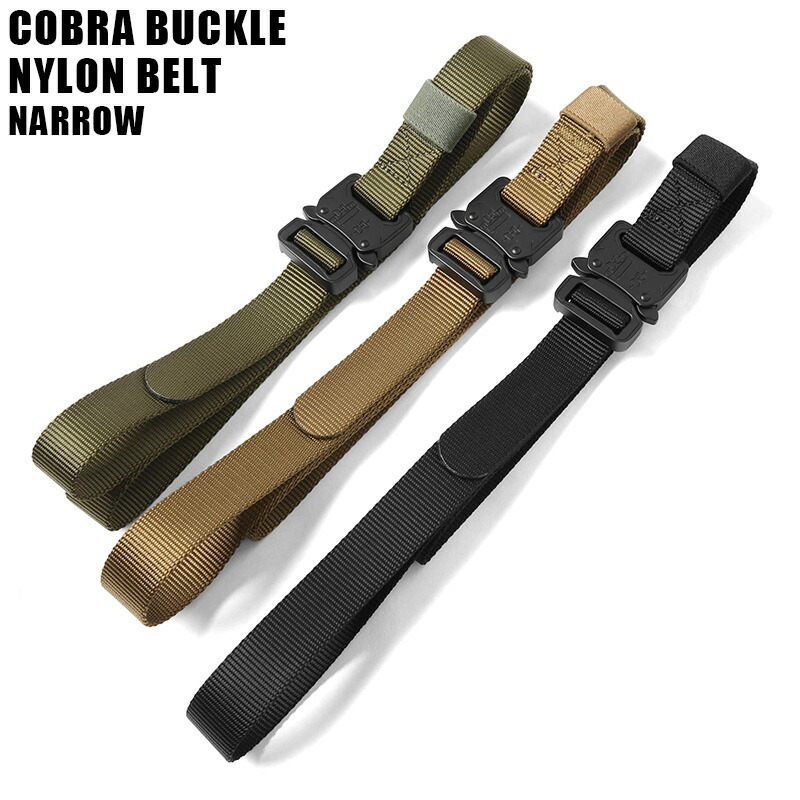 楽天市場】新品 GW0115 COBRA BUCKLE ナイロンベルト NARROW / メンズ