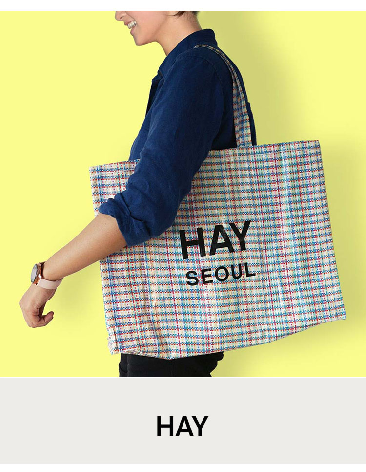 楽天市場】HAY ヘイ トートバッグ ショッパーバッグ 韓国限定 大型