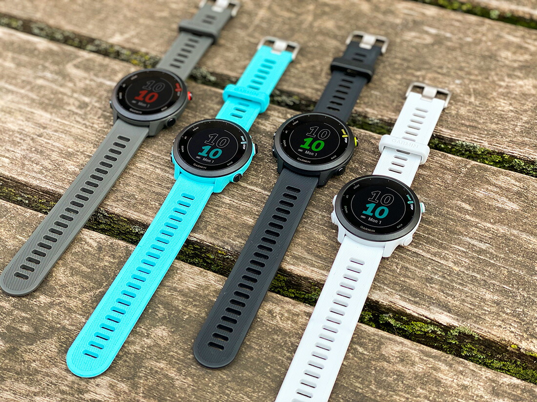 GPSランニングウォッチ ガーミン GARMIN ForeAthlete 55 White （010