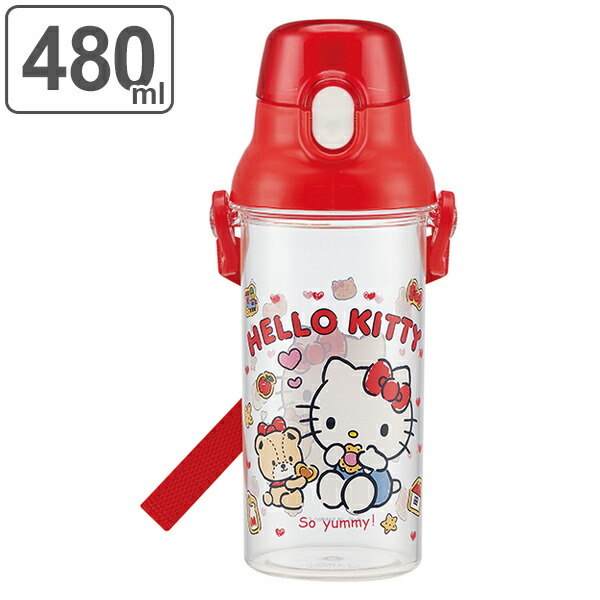 楽天市場】子供用水筒 ハローキティ 80's 2ウェイ 直飲み＆コップ付