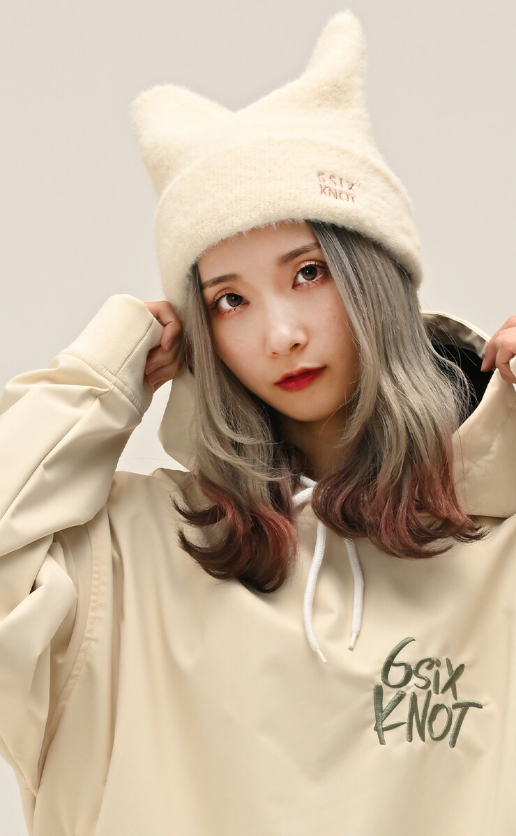 ポイントUP祭!!】2026 6KNOT シックスノット NEKO SHAGGY BEANIE ネコ