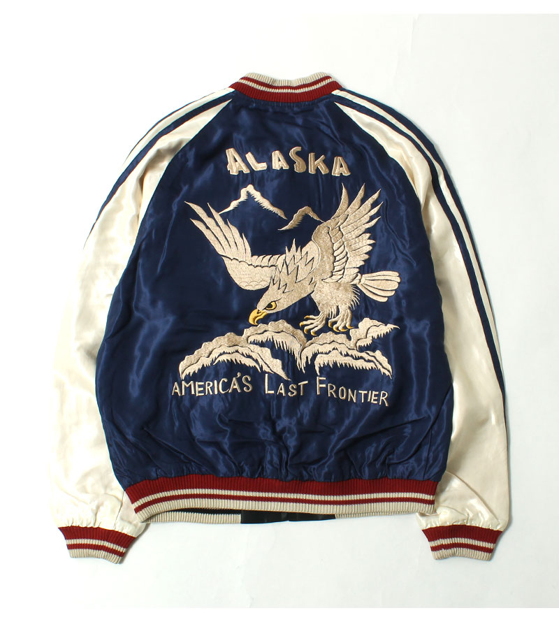 テーラー東洋(TAILOR TOYO) 刺繍リバーシブルスカジャン ALASKAN EAGLE