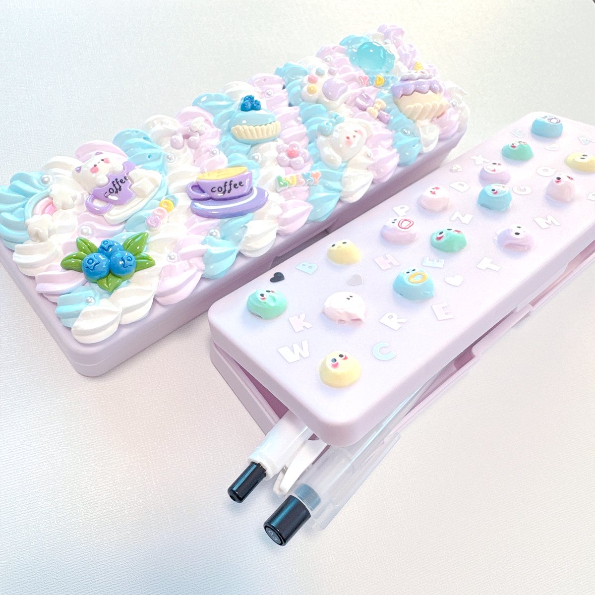 楽天市場】【デコ土台】デコれるペンケース 文房具 文具 筆箱 ハード