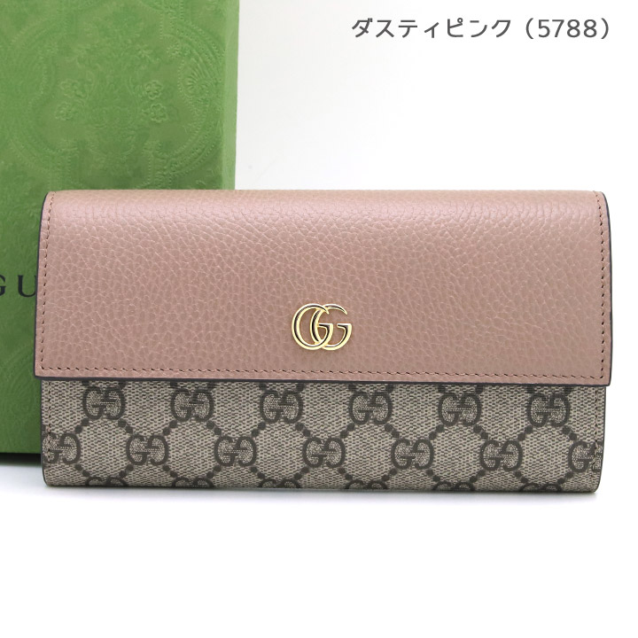 楽天市場】グッチ 財布 GUCCI フラップ長財布 キャンバス プチ