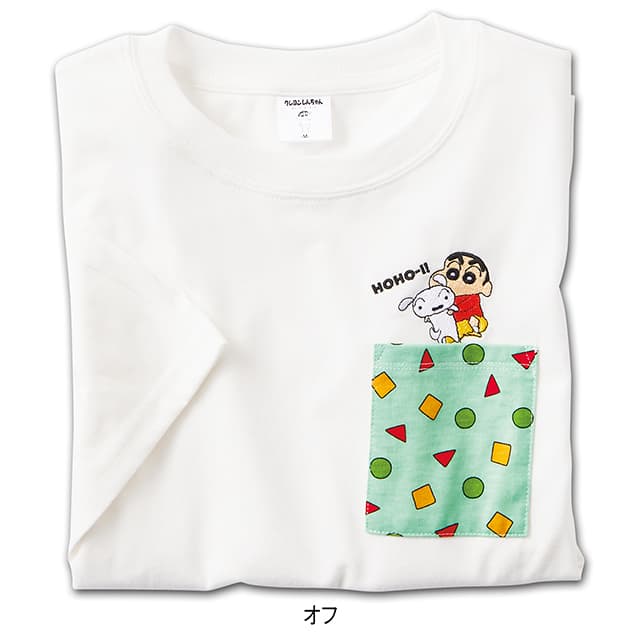 楽天市場】[クレヨンしんちゃん]天竺半袖WIDETシャツクレヨン