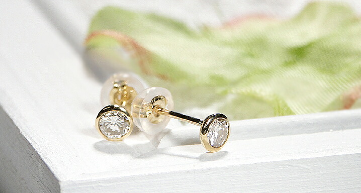 楽天市場】K18YG/Pt900【0.30ct】一粒 ダイヤモンド スタッド ピアス