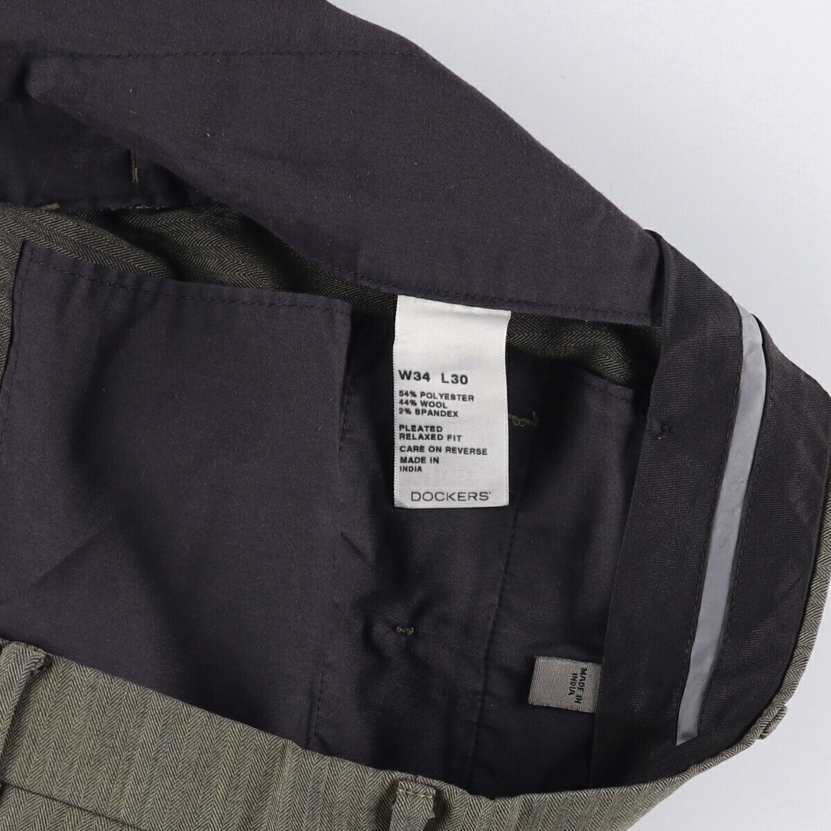 古着 ドッカーズ DOCKERS PLEATED RELAXED FIT ツータック