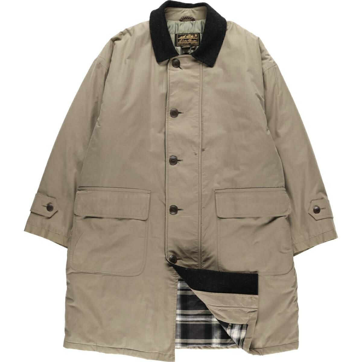 古着 80～90年代 エディーバウアー Eddie Bauer 黒タグ 中綿入り