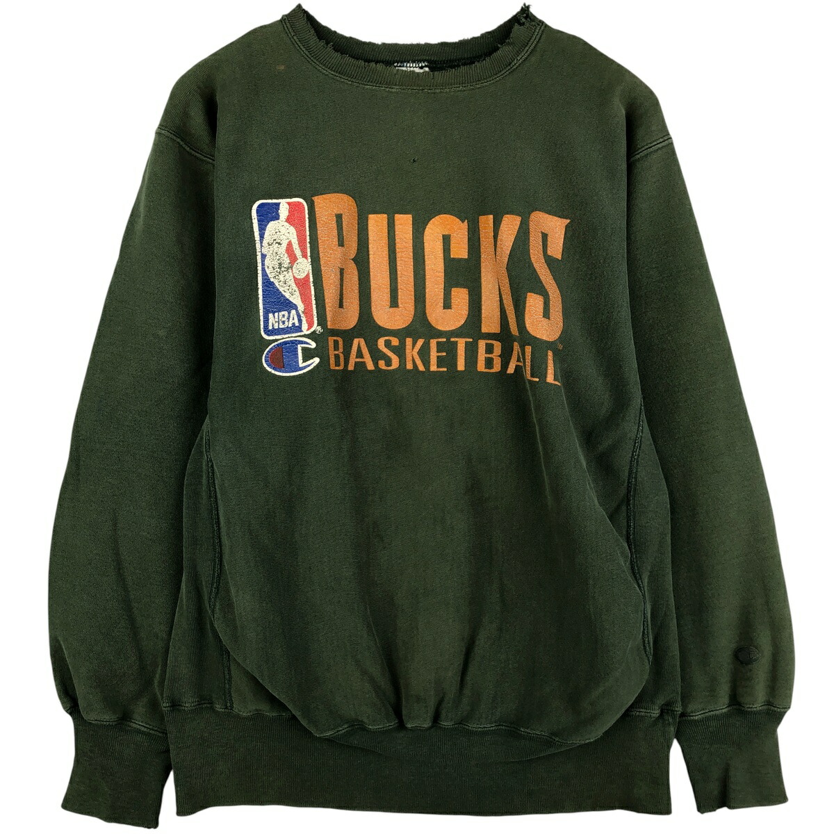 古着 90年代 チャンピオン リバースウィーブ 刺繍タグ NBA