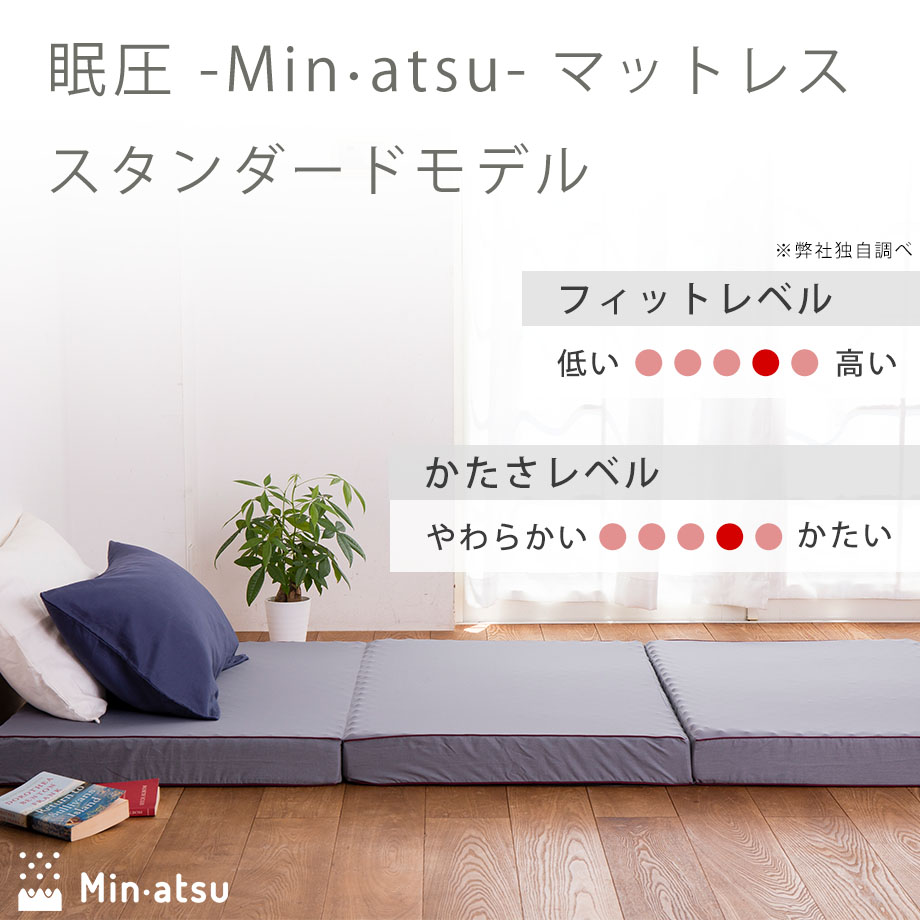 眠圧 Min・atsu マットレス 西川 レギュラー | じぶんまくら公式