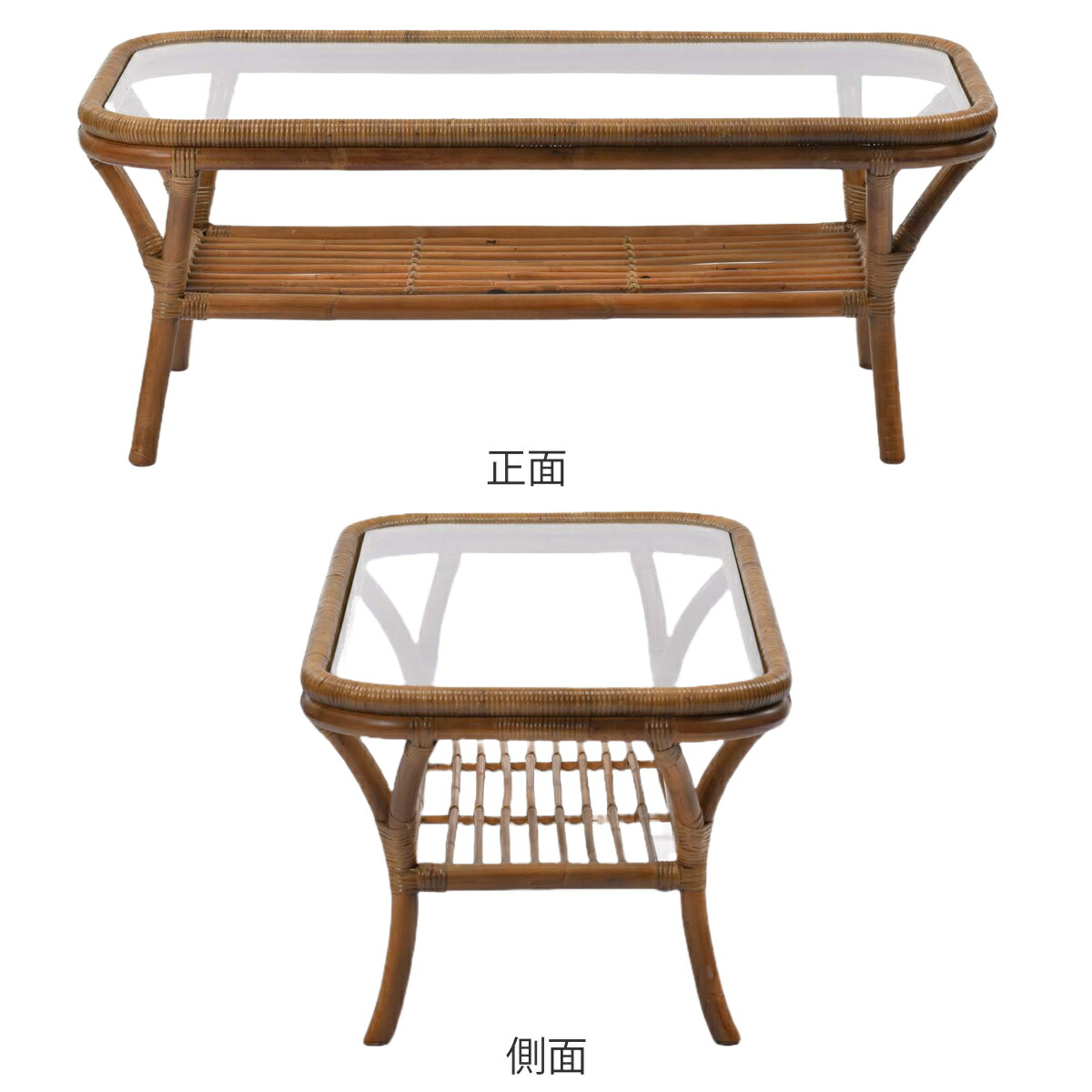 楽天市場】籐 ローテーブル ガラス天板 ラタンテーブル 籐家具 Breeze