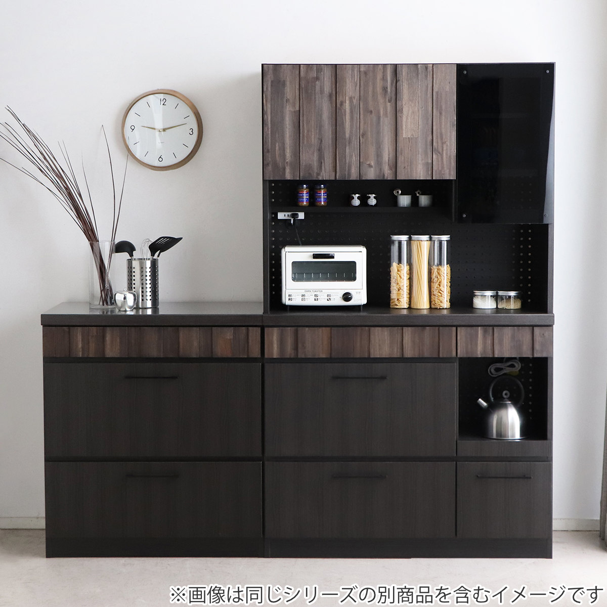 楽天市場】キッチンカウンター 引出しタイプ ステンレストップ RESE 幅