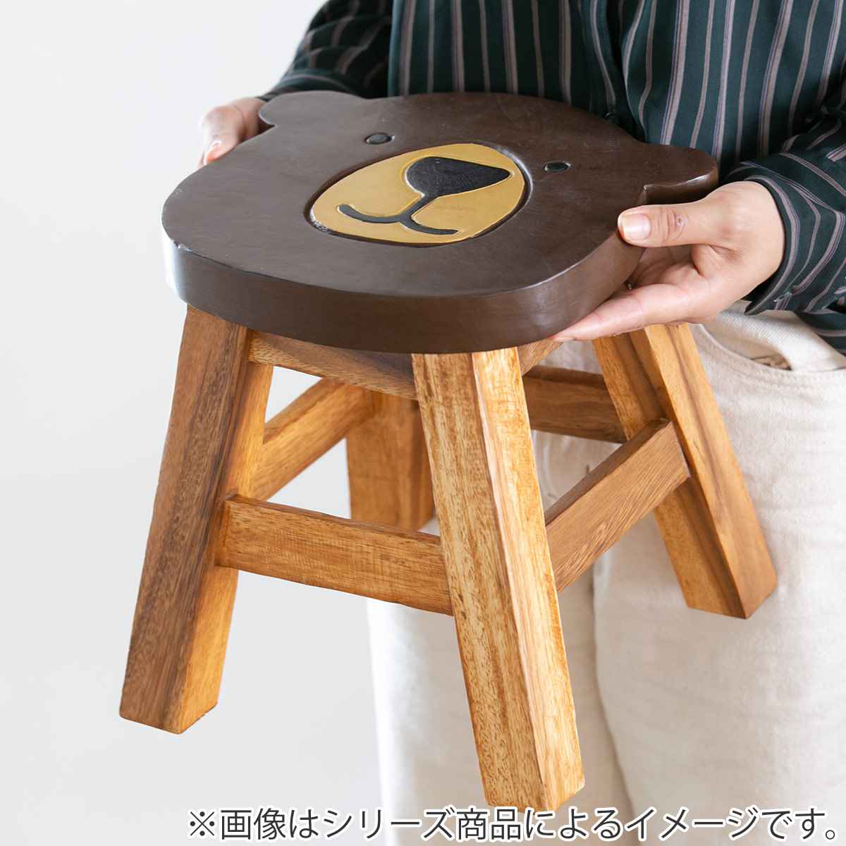 楽天市場】スツール カエル 木製 天然木 丸椅子 （ 送料無料 丸 ウッド