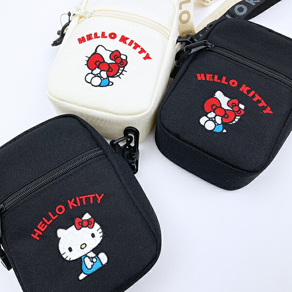 サンリオ ハローキティ 目隠しミニショルダーバッグ (ブラック) Sanrio