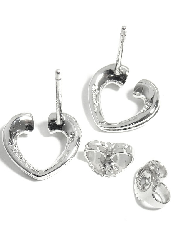 TIFFANY＆Co.】ティファニー『K18WG テンダネス ハート ピアス
