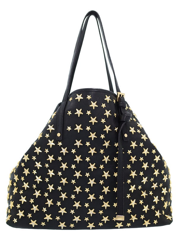 JIMMY CHOO】ジミーチュウ『サシャ M スタースタッズ トートバッグ