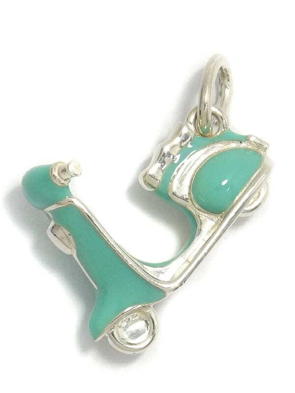 TIFFANY＆Co.】ティファニー『SILVER スクーター チャーム ブルー