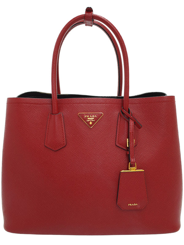 PRADA】プラダ『レザー トートバッグ』1BG756 レディース 1週間保証