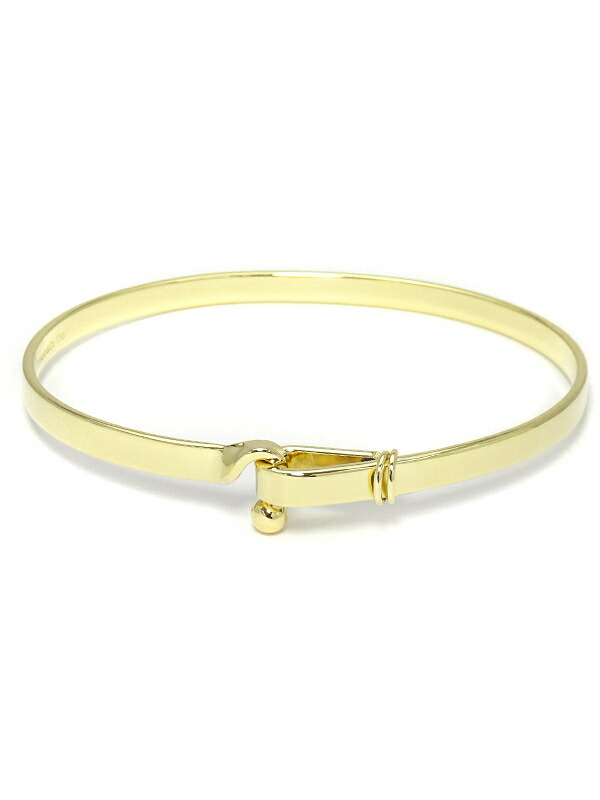 TIFFANY＆Co.】ティファニー『K18YG フック＆アイ バングル