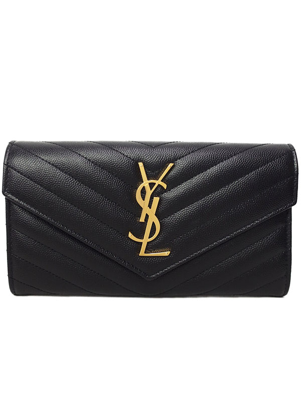 SAINT LAURENT PARIS】サンローランパリ『YSLロゴ ラージフラップ V