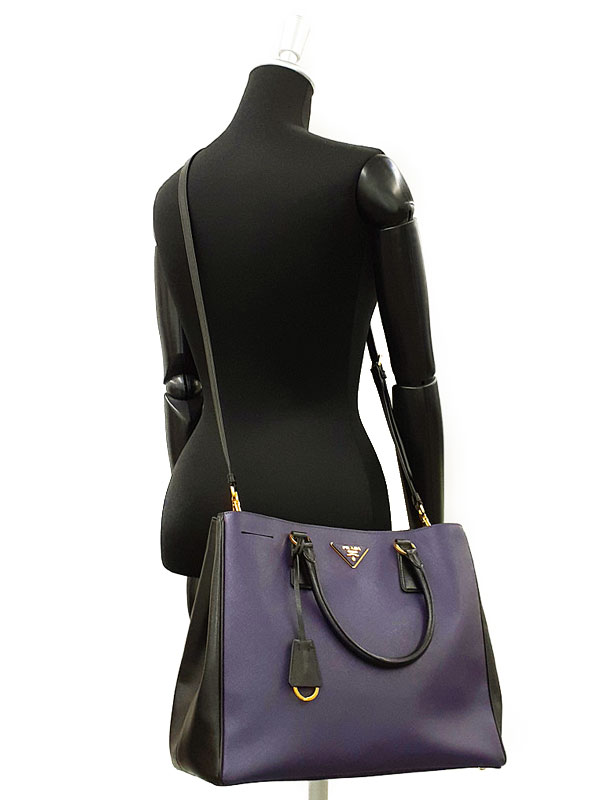 PRADA】プラダ『サフィアーノレザー 2WAYトートバッグ』レディース