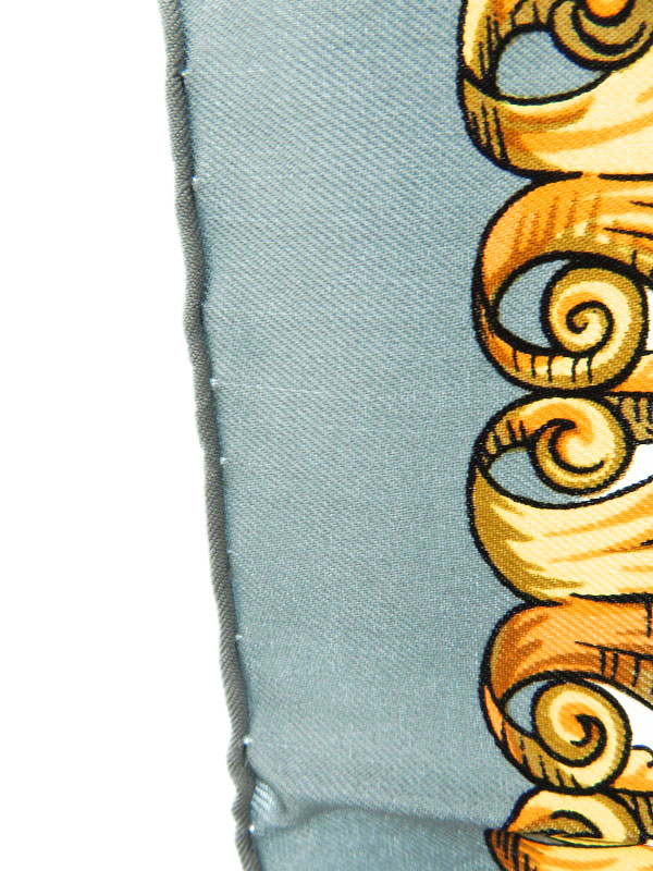 HERMES】【LVDOVICVS MAGNVS】【フランス製】エルメス『カレ90 白い馬