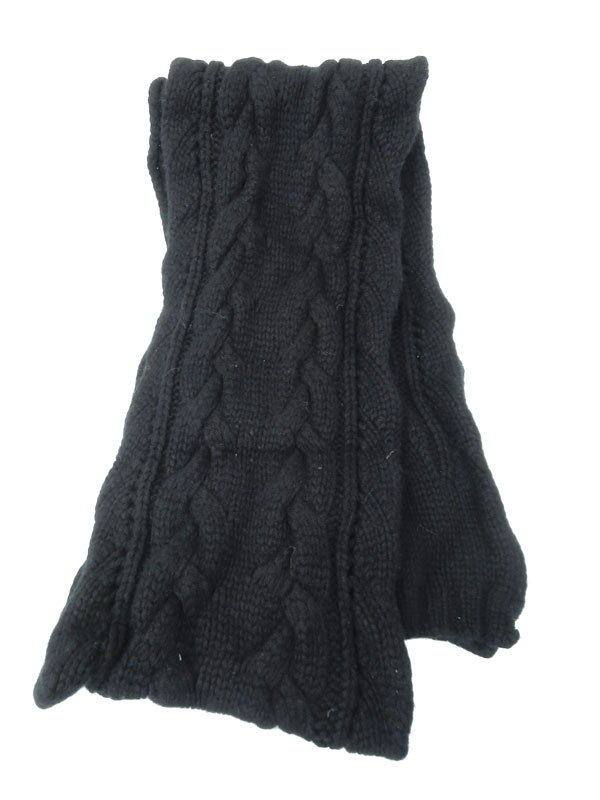 CHANEL】【イタリア製】シャネル『カシミヤニットマフラー』レディース
