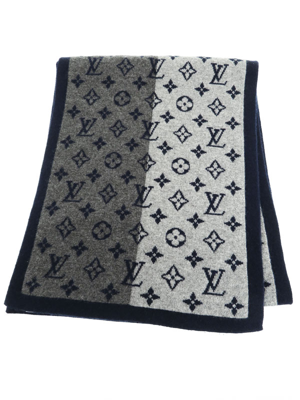 LOUIS VUITTON】【イタリア製】ルイヴィトン『エシャルプ・モノグラム