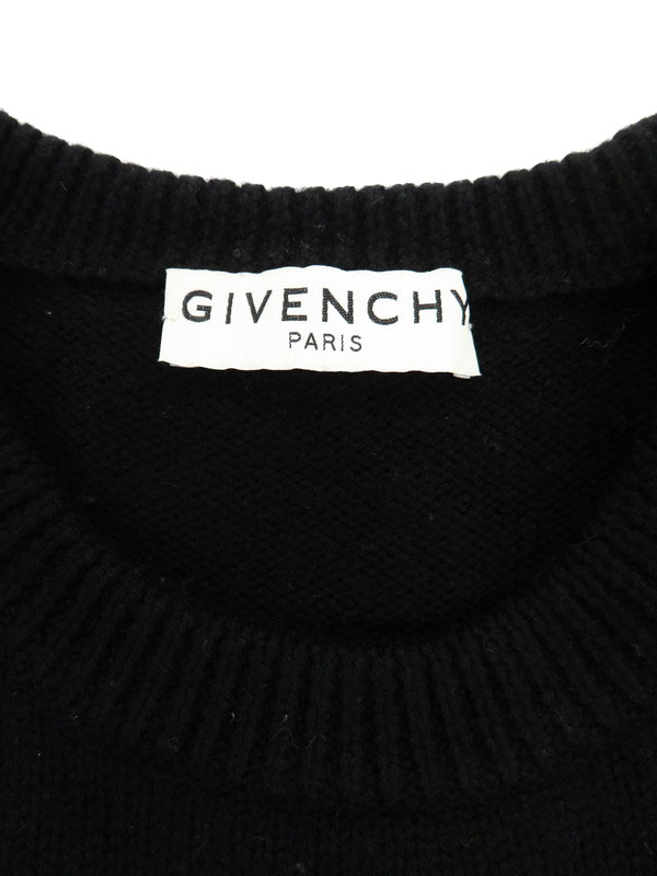 GIVENCHY】ジバンシィ『ロゴ 長袖ニット sizeL』BM900G400M メンズ 1