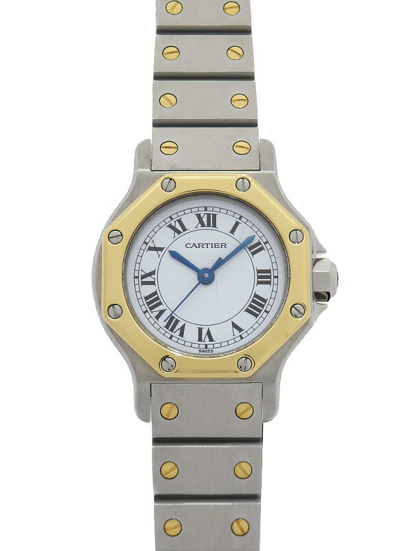 Cartier】カルティエ『サントスオクタゴン SM』レディース 自動巻き 3