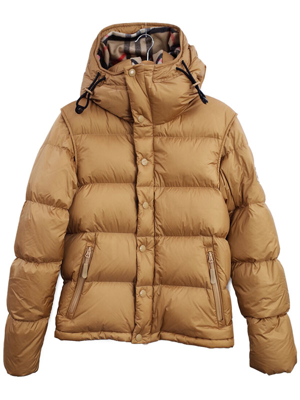 BURBERRY】バーバリー『ロゴ 2WAY ダウンジャケット sizeXS』8034571
