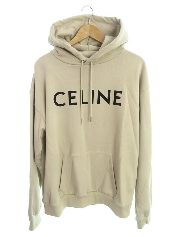 CELINE】セリーヌ『ロゴ ルーズ スウェットシャツ sizeXL』2Y321670Q