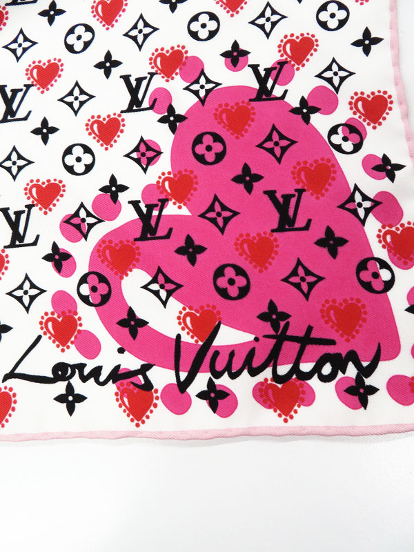 LOUIS VUITTON】ルイヴィトン『カレ バンダナ モノグラム』M77354