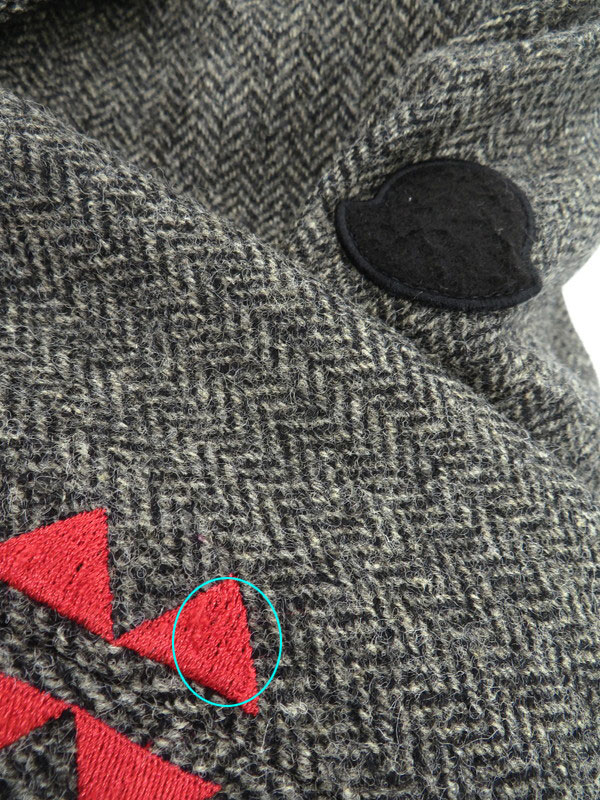 MONCLER】モンクレール『ANTHONY ウールヘリンボーン柄 ダウンコート