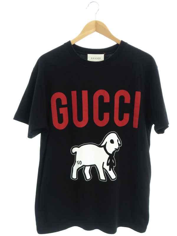 GUCCI】グッチ『グッチラムオーバーサイズTシャツ sizeS』565806 XJBTV