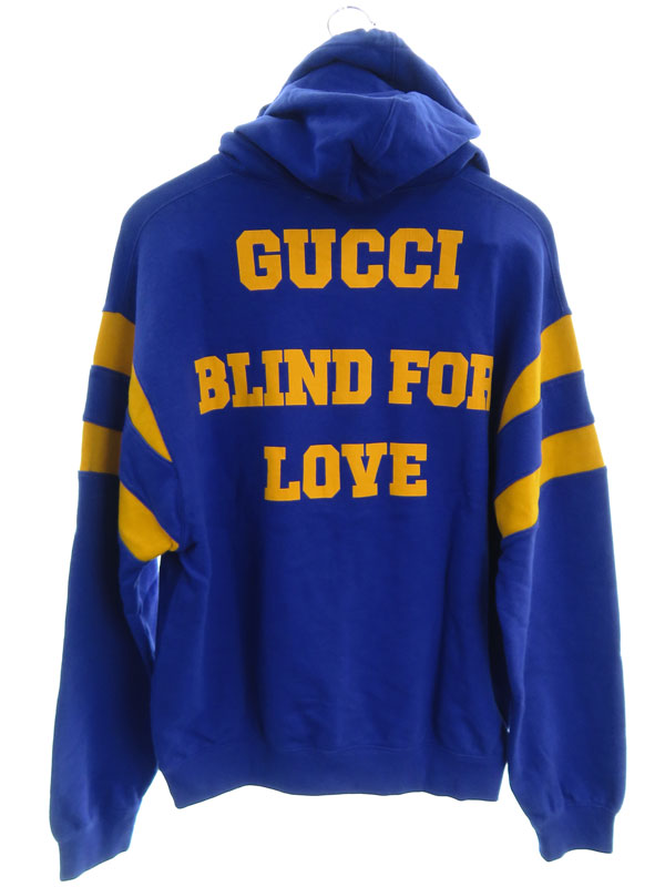 GUCCI】グッチ『ロゴ スウェットプルオーバーパーカー sizeS』655469